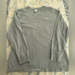 PINK Victoria Secret Gray Long Sleeve Shirt
